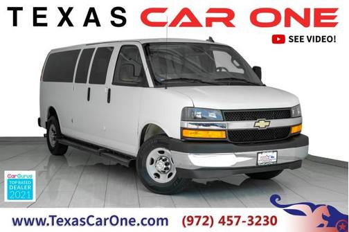 2020 Chevrolet Express 3500 3500 LT PASSENGER VAN LANE DEPARTURE FORWARD COLLISION ALERT REA
