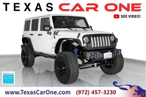 Bright White Clearcoat 2016 Jeep Wrangler Unlimited Sahara