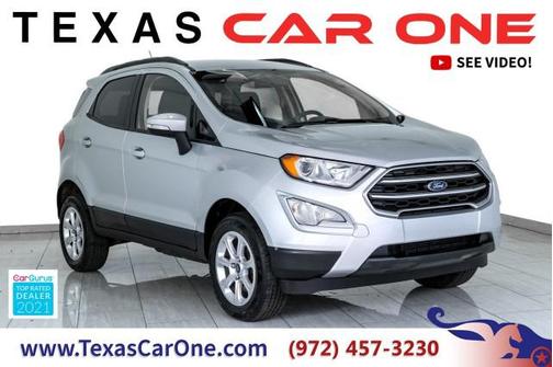 Moondust Silver Metallic 2019 Ford EcoSport SE 4WD AUTOMATIC SUNROOF HEATED SEATS REAR CAMERA KEYLESS START BLUETOOTH