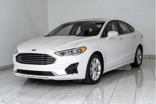 White Platinum Metallic Tri-Coat 2020 Ford Fusion HYBRID SEL BLIND SPOT ASSIST LANE KEEPING ASSIST PRE COLLISION A