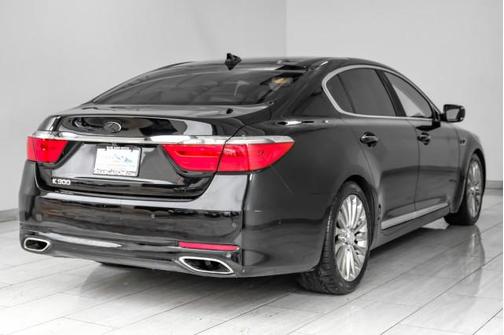 Aurora Black Pearl 2016 Kia K900 LUXURY 5.0L BLIND SPOT LANE DEPARTURE NAVIGATION PANORAMA LEATHER SURROUND VIEW