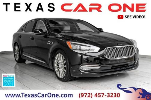 Aurora Black Pearl 2016 Kia K900 LUXURY 5.0L BLIND SPOT LANE DEPARTURE NAVIGATION PANORAMA LEATHER SURROUND VIEW