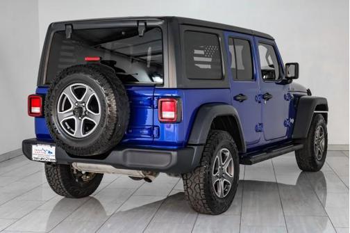 Ocean Blue Metallic Clearcoat 2020 Jeep Wrangler Unlimited Sport