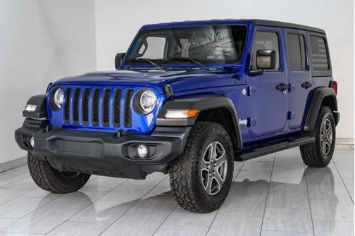 Ocean Blue Metallic Clearcoat 2020 Jeep Wrangler Unlimited Sport