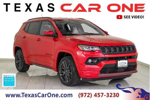 2023 Jeep Compass RED EDITION 4WD AUTOMATIC BLIND SPOT ASSIST LEATHER HEATED SEATS REAR CAMERA KEYLESS START