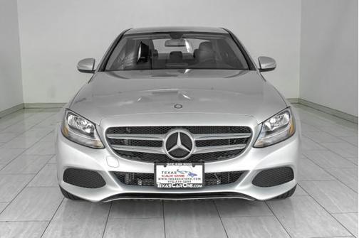 Iridium Silver Metallic 2015 Mercedes-Benz C-Class SPORT BLIND SPOT ASSIST LEATHER SEATS REAR CAMERA KEYLESS START BLUETOOTH
