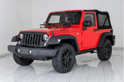 2016 Jeep Wrangler WILLYS WHEELER 4WD SOFT TOP CONVERTIBLE CRUISE CONTROL ALLOY WHE