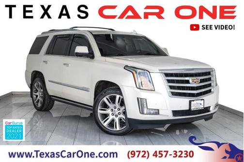 White Diamond Tricoat 2015 Cadillac Escalade Premium
