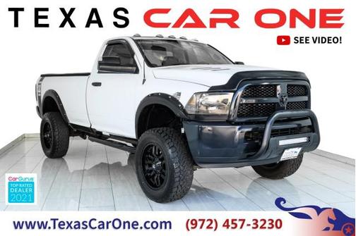 Bright White Clearcoat 2017 RAM 3500 TRADESMAN REGULAR CAB 4WD 6.4L HEMI AUTOMATIC VINYL SEATS BLUETOOTH TOW HITCH
