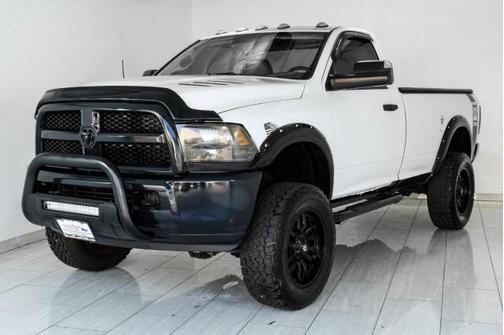 Bright White Clearcoat 2017 RAM 3500 TRADESMAN REGULAR CAB 4WD 6.4L HEMI AUTOMATIC VINYL SEATS BLUETOOTH TOW HITCH
