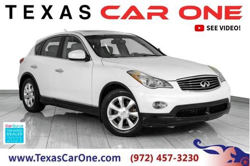 Moonlight White Pearl 2010 INFINITI EX35 JOURNEY SUNROOF LEATHER HEATED SEATS REAR CAMERA KEYLESS START B