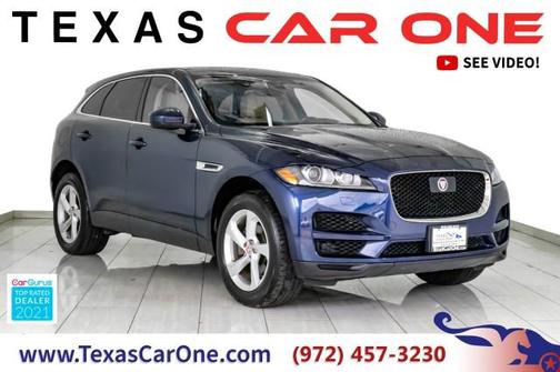 Loire Blue Metallic 2019 Jaguar F-PACE 25t PREMIUM AWD EMERGENCY BRAKING LANE KEEP ASSIST NAVIGATION PANORAMA LEATHER SEATS