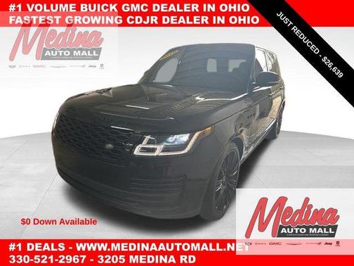 Santorini Black 2019 Land Rover Range Rover 5.0L V8 Supercharged