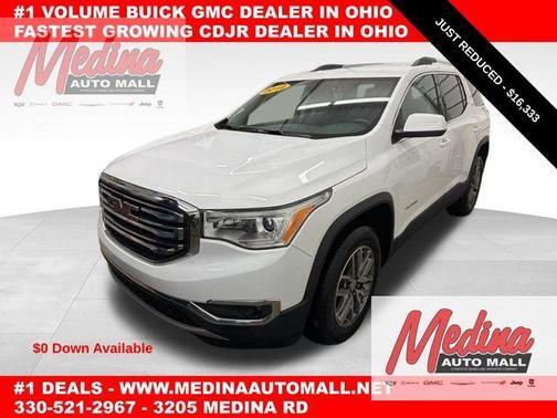Summit White 2019 GMC Acadia SLE-2