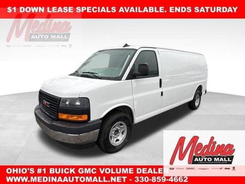 Summit White 2026 GMC Savana 3500 Work Van