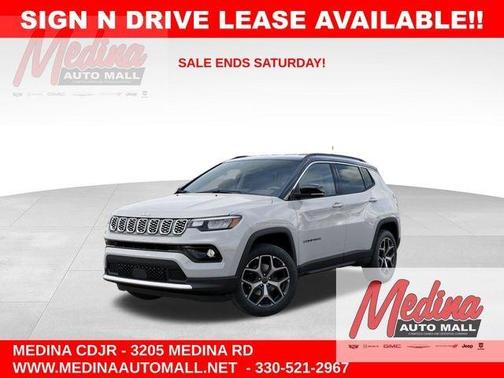 Bright White Clearcoat 2026 Jeep Compass Limited