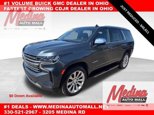Shadow Gray Metallic 2021 Chevrolet Tahoe Premier