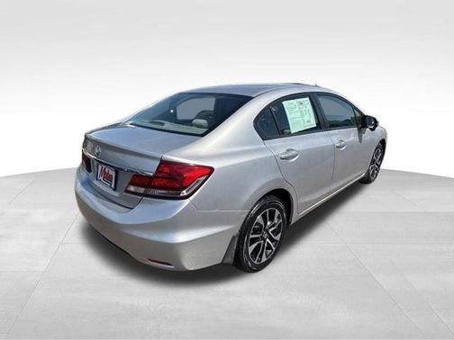 Alabaster Silver Metallic 2015 Honda Civic EX