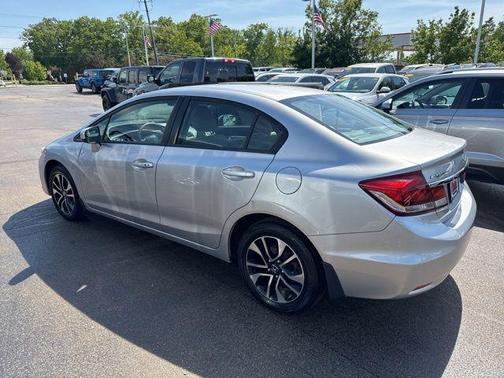 Alabaster Silver Metallic 2015 Honda Civic EX