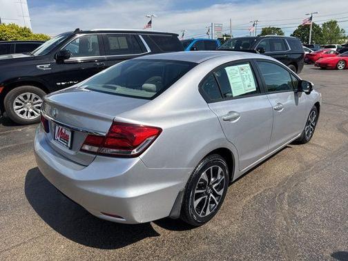 Alabaster Silver Metallic 2015 Honda Civic EX