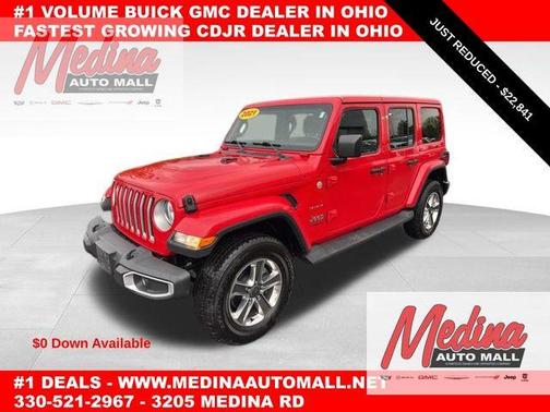 Firecracker Red Clearcoat 2021 Jeep Wrangler Unlimited Sahara