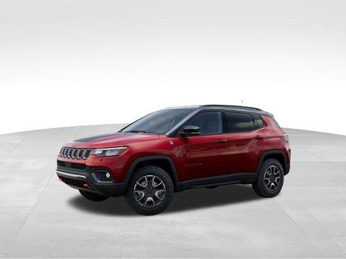 Red 2026 Jeep Compass Trailhawk