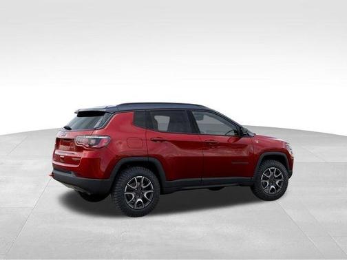 Red 2026 Jeep Compass Trailhawk