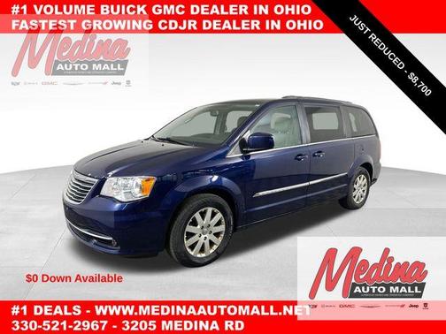 True Blue Pearlcoat 2016 Chrysler Town & Country Touring