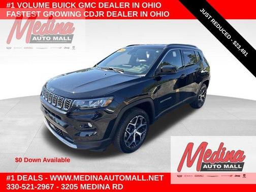 Diamond Black 2024 Jeep Compass Limited