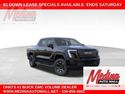 Onyx Black 2026 GMC Sierra EV Elevation