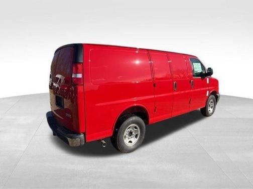 Cardinal Red 2026 GMC Savana 3500 Work Van
