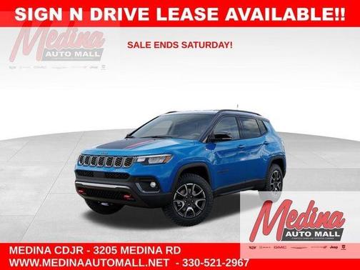 Hydro Blue Pearl 2026 Jeep Compass Trailhawk