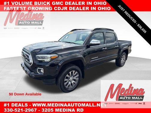 Midnight Black Metallic 2021 Toyota Tacoma Limited
