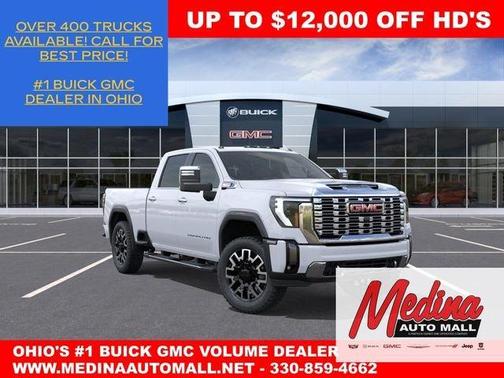 Glacier White 2026 GMC Sierra 2500 Denali