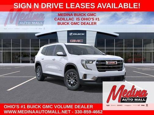 Summit White 2026 GMC Acadia Elevation