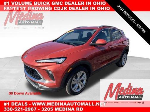Sunrise Red Metallic 2024 Buick Encore GX Preferred