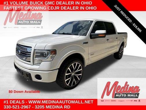 White Platinum Clearcoat Metallic 2014 Ford F-150 Limited