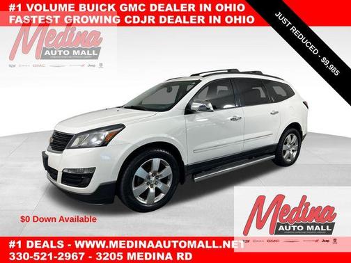 White 2015 Chevrolet Traverse LS