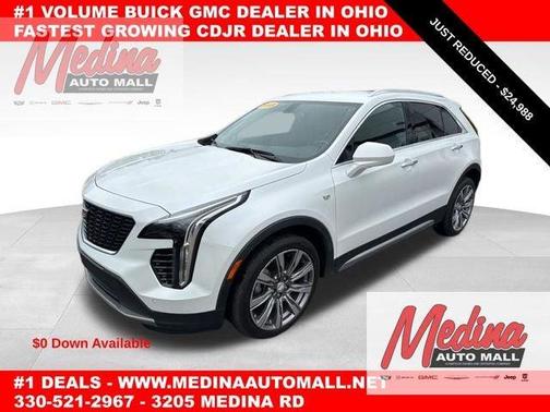 Crystal White Tri-Coat 2019 Cadillac XT4 Premium Luxury