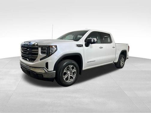 White Frost Tri-Coat 2023 GMC Sierra 1500 SLT