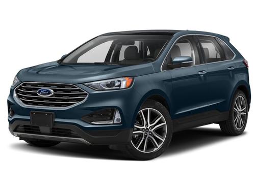 Blue Metallic 2019 Ford Edge Titanium