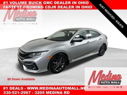 Lunar Silver Metallic 2020 Honda Civic EX