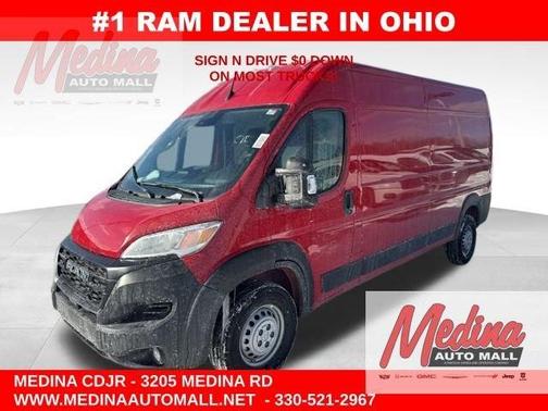 Flame Red Clearcoat 2026 RAM ProMaster 2500 High Roof
