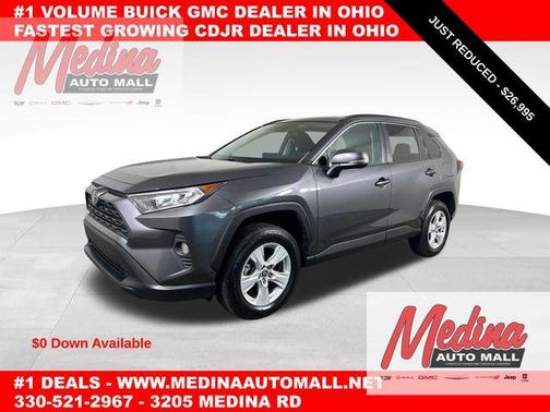 Magnetic Gray Metallic / Ice Edge Roof 2021 Toyota RAV4 XLE