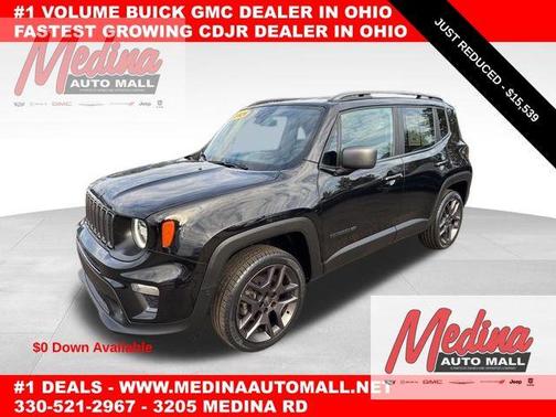 Black Clearcoat 2021 Jeep Renegade Latitude