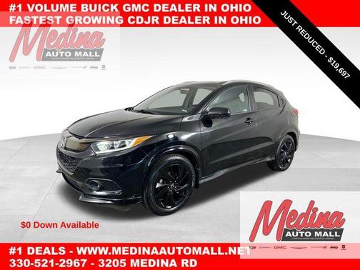 Crystal Black Pearl 2022 Honda HR-V Sport