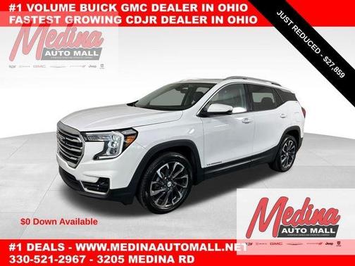 Summit White 2023 GMC Terrain SLT