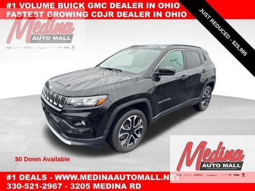 Diamond Black 2024 Jeep Compass Limited