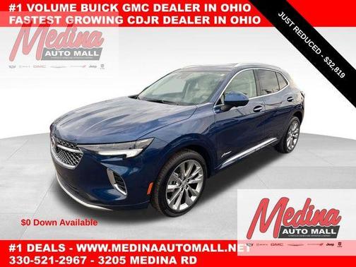 Sapphire Metallic 2023 Buick Envision Avenir