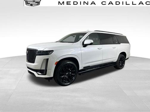 Crystal White Tri-Coat 2023 Cadillac Escalade ESV Sport